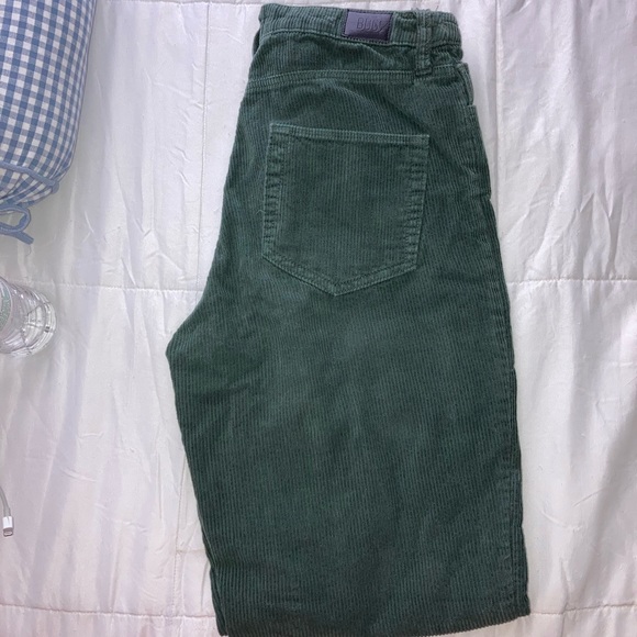 BDG Urban Outfitters mom high waisted size 30 green corduroy pants comfy - Picture 5 of 5